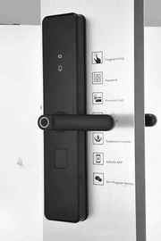 Smart Semi-Automatic Fingerprint Door Lock - Gadgets Paradise