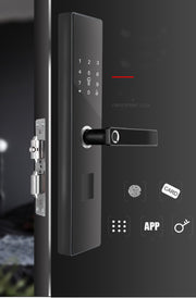 Smart Semi-Automatic Fingerprint Door Lock - Gadgets Paradise